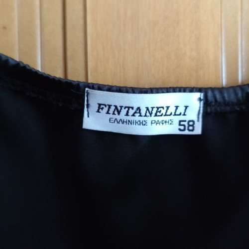 Fintanelli asymmetrical black and white tunic like new, size 58 to 4XL