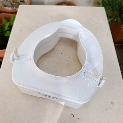 Toilet seat riser used
