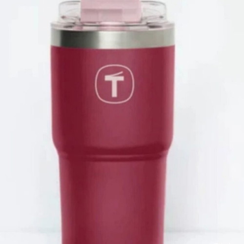 Tupperware thermos 630 ml with straw, stainless steel