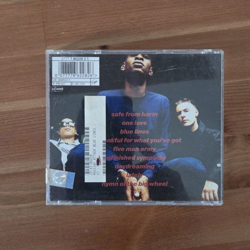 Massive Attack Blue Lines CD used, 1991 first pressing Holland