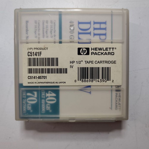 HP DLTtape IV 40/70 GB Data Cartridge used C5141F