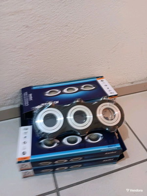 Kanlux Seidy CT τριπλές χωνευτές βάσεις για σποτάκια, μαύρο ματ, πακέτο 5