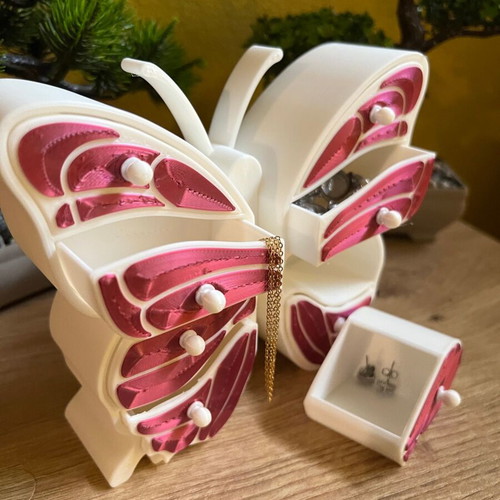 Handmade Butterfly Jewelry Organizer New, 3D Printed Premium