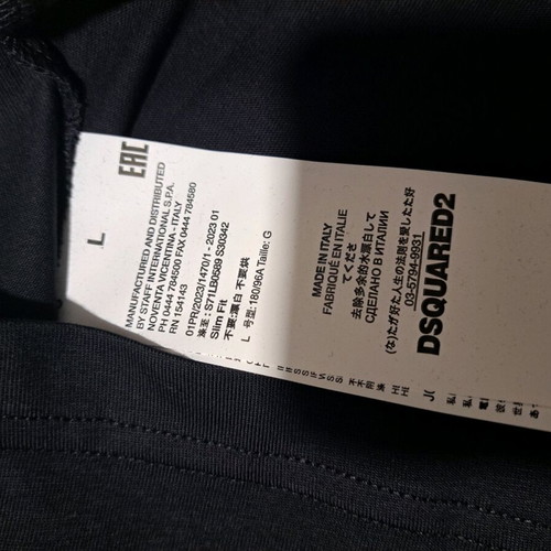 Dsquared2 men's T-shirt like new, black