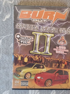 Burn Out: Speed Addicts II DVD case and authentic cover like new
