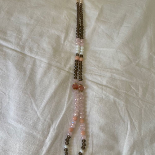 Large vintage Czech handmade necklace like new
