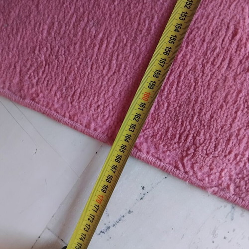 Ibiza kids rug by Tzikas Carpets like new, pink embossed 1.7x2.4 m