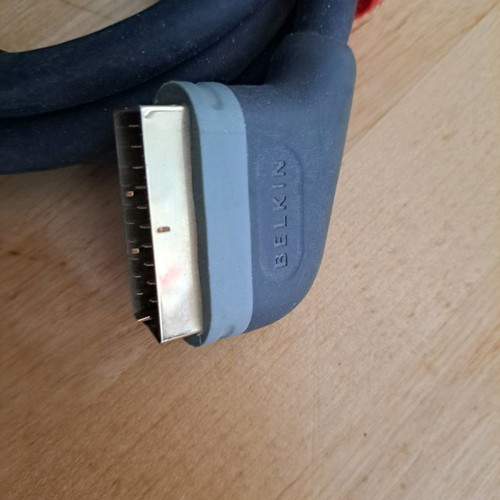 Belkin 1.5m scart to scart cable used
