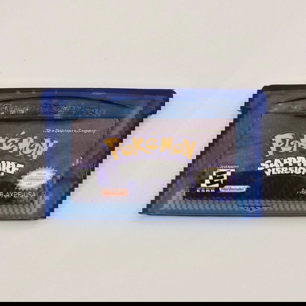 GBA Pokemon - SAPPHIRE VERSION, Game Boy Advance Cartridge, Nintendo gameboy