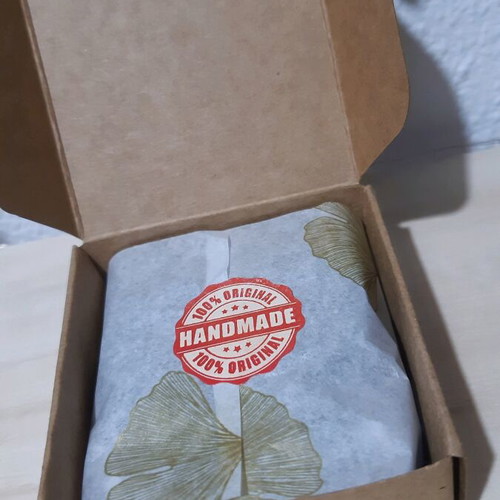 Handcrafted vegan soap with lavender and tea tree, like new