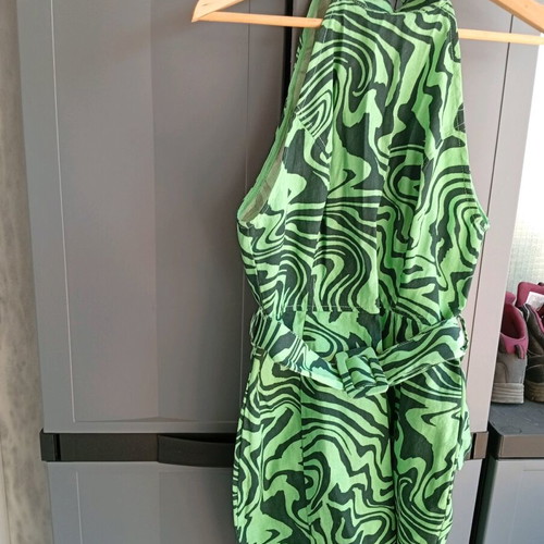 Assos tight mini dress with belt and collar new, size 40