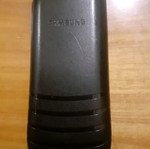 Samsung GT E1200 mobile phone used, black