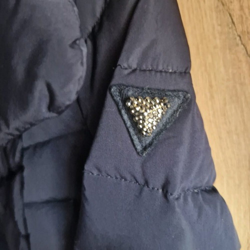 Guess jacket blue like new with down filling