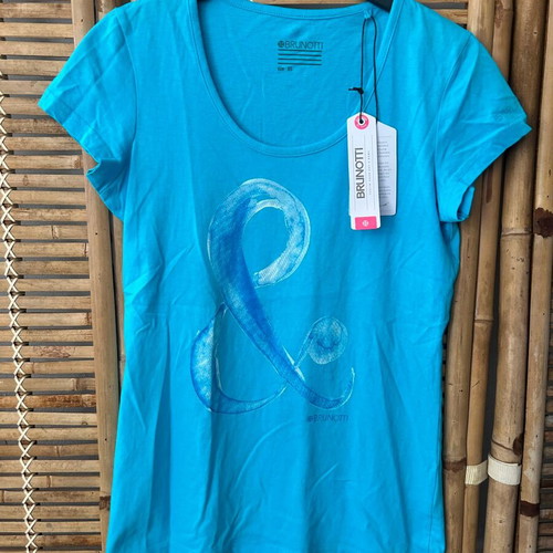 Brunotti Blue Graphic T-Shirt, size XS