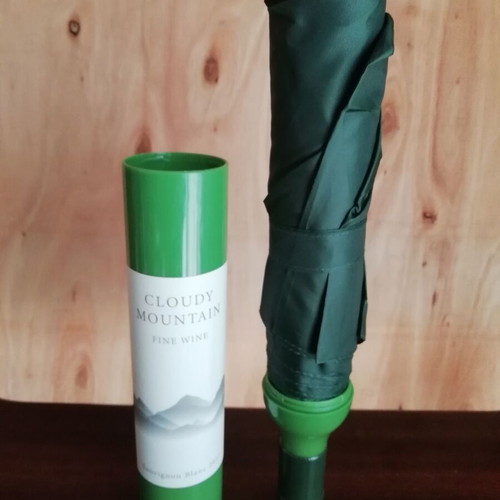Wine Bottle Green Umbrella new