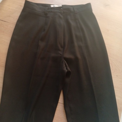 Women's black pants size M like new, waist 72cm