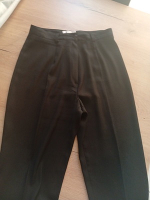 Women's black pants size M like new, waist 72cm