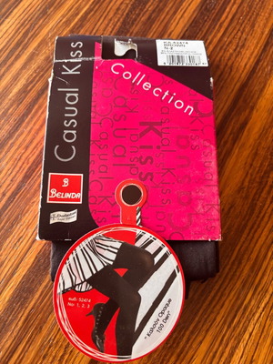 Belinda opaque 100den tights new, size 2 brown