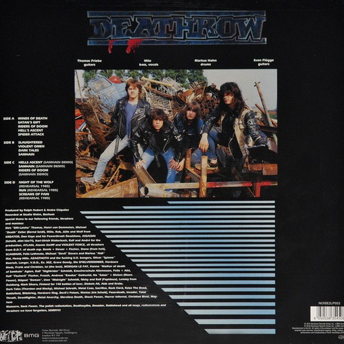 Deathrow Riders of Doom 2018 Limited Edition Blue Vinyl 2LP New