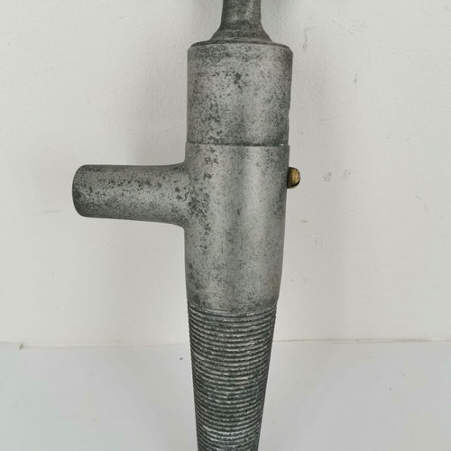 Aluminum tap used from 1950 vintage wine barrel