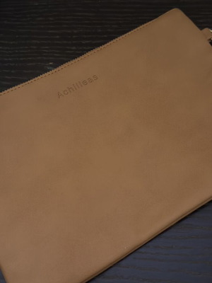 Achilleas Accessories clutch bag like new, brown