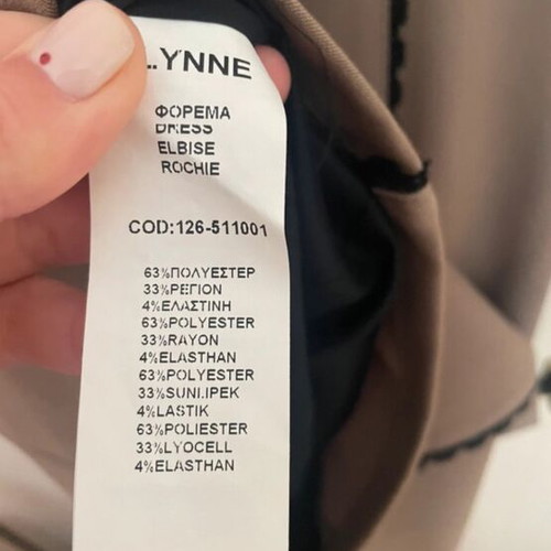 Lynne dress new, beige, size M