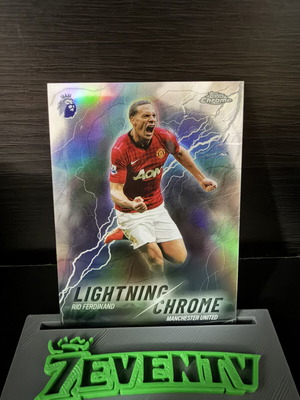 Topps Chrome Premier League 2026 Lightning Chrome Rio Ferdinand Manchester United card