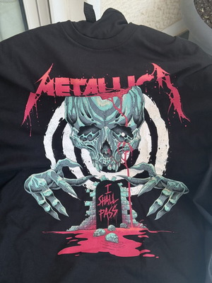 Metallica Athens Live T-shirt αυθεντικό Gildan 2XL μαύρο κόκκινο