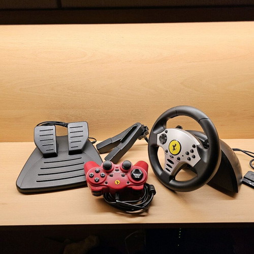 Thrustmaster Challenge Racing PS2 Steering Wheel used with original box