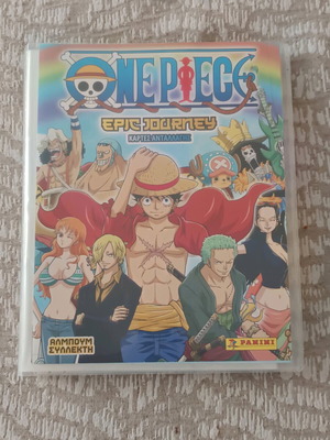 One Piece Epic Journey Panini collector album like new, complete