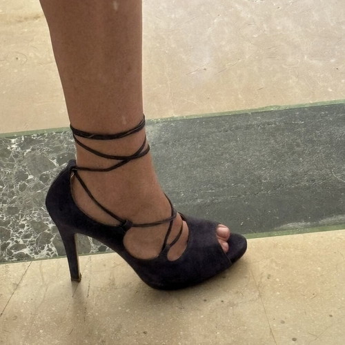 Ovye by Cristina Lucchi blue pumps size 38 like new