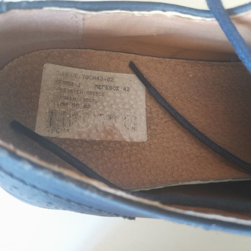 Oxford shoes size 42, like new, dark blue
