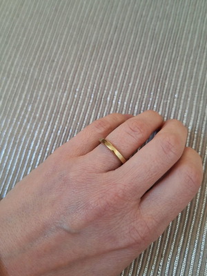 Folli Follie ring size 50 like new, gold color