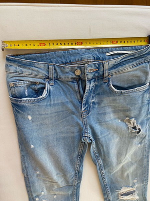 Zara τζην παντελόνι medium μεταχειρισμένο