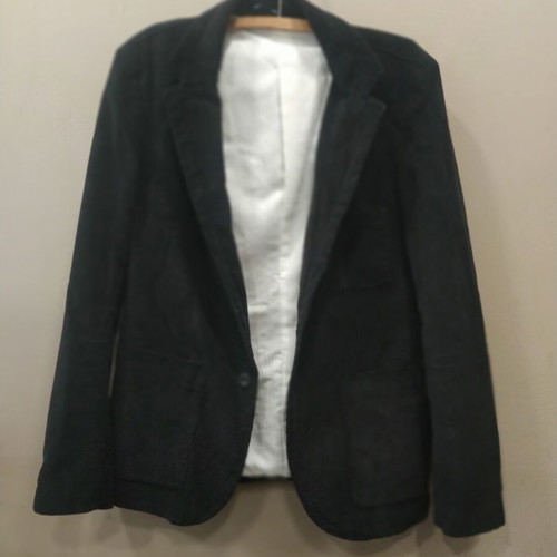 Zara Man Corduroy Jacket XXL Black like new