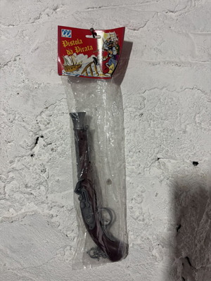 Toy pistol with pirate design, new