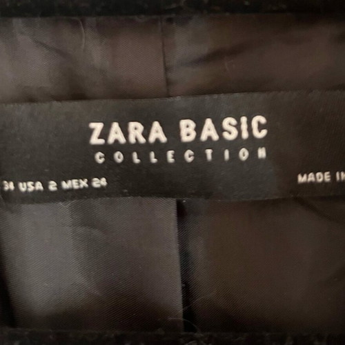 Zara gray checked jacket like new, size XS