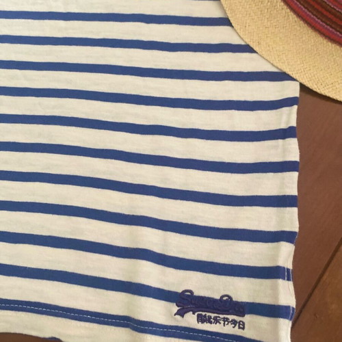 Superdry t-shirt marine like new, cotton, size M