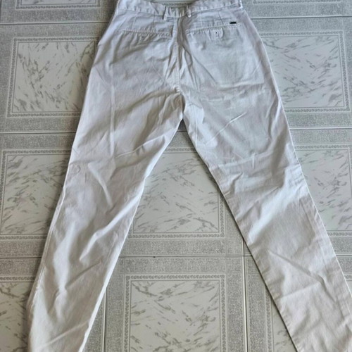 Massimo Dutti White Slim Fit Chino Pants used