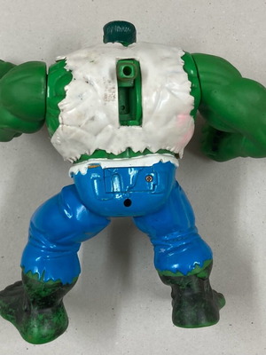 TOY BIZ Marvel 1996 Electronic Raging Hulk μεταχειρισμένο