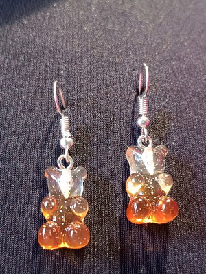 Gummy bears earrings new handmade, multicolor in 2 designs
