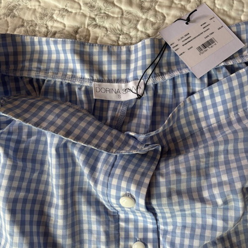 Dorina Savva shirt new, size S, white