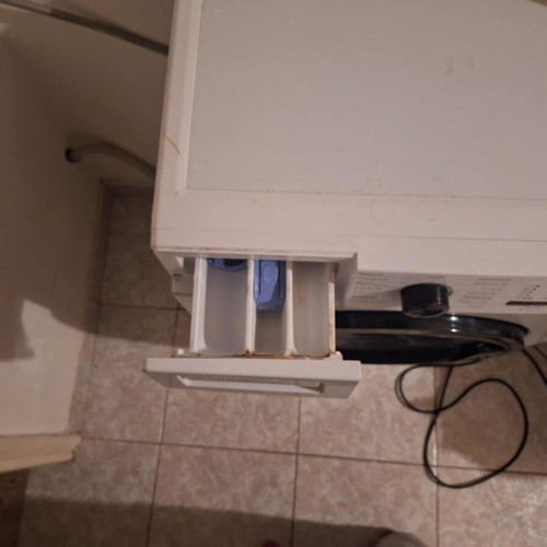 Davoline fridge with freezer and washing machine set