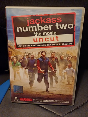 Jackass Number Two The Movie DVD uncut με ελληνικούς υπότιτλους σαν καινούργιο