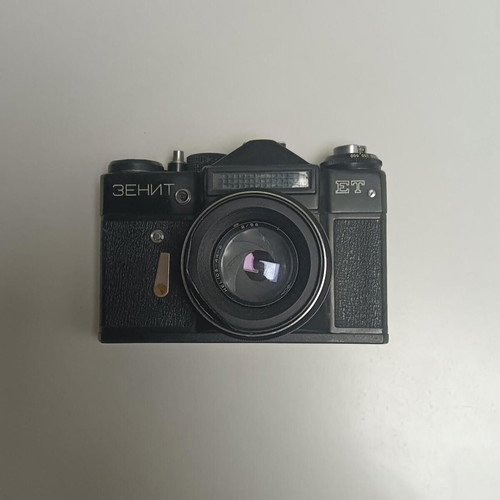 Zenit film camera used, functional, with wear