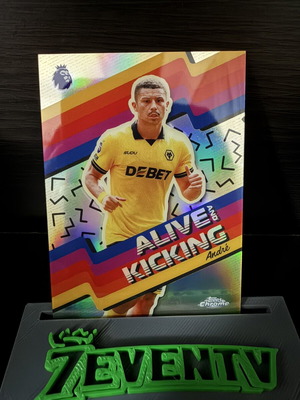 2026 Topps Chrome Premier League Andre Alive And Kicking Refractor AK-8 card