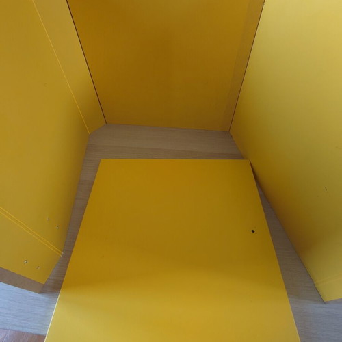 Kallax yellow doors used, set of 2, IKEA