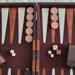 BACKBOARD IN A LEATHER CASE