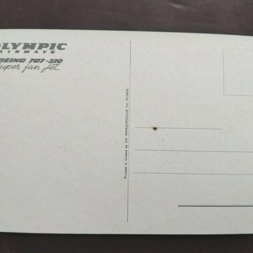 Olympic Airways Boeing 707-320 used