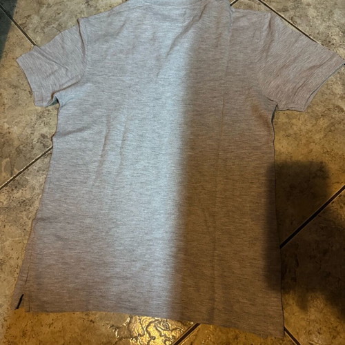 Zara men's polo tshirt gray medium used